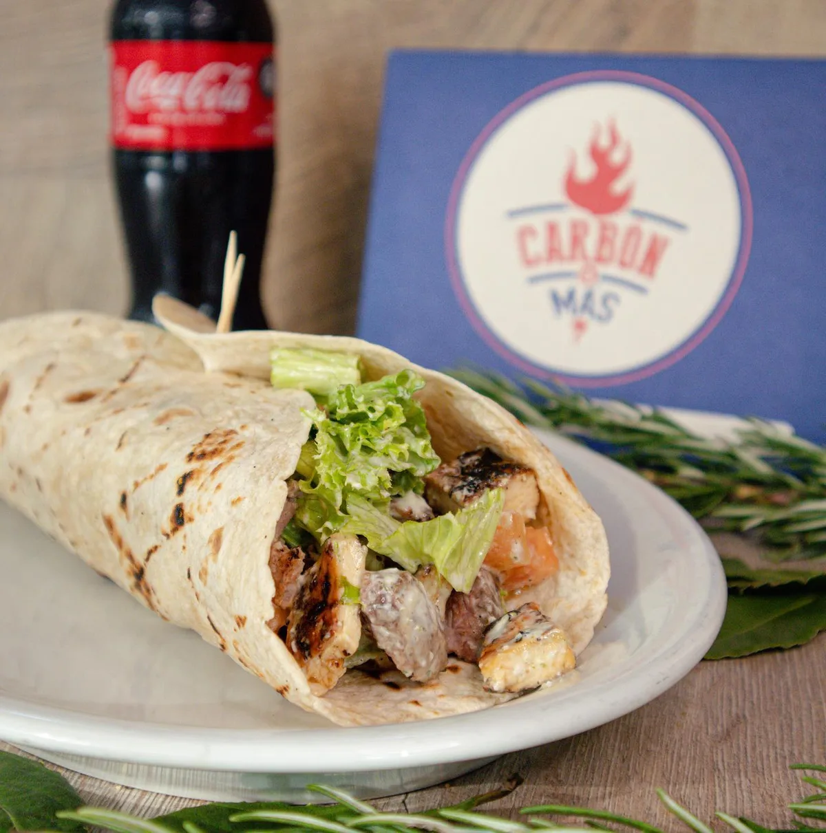 Wraps en Carbón & Más, Floridablanca